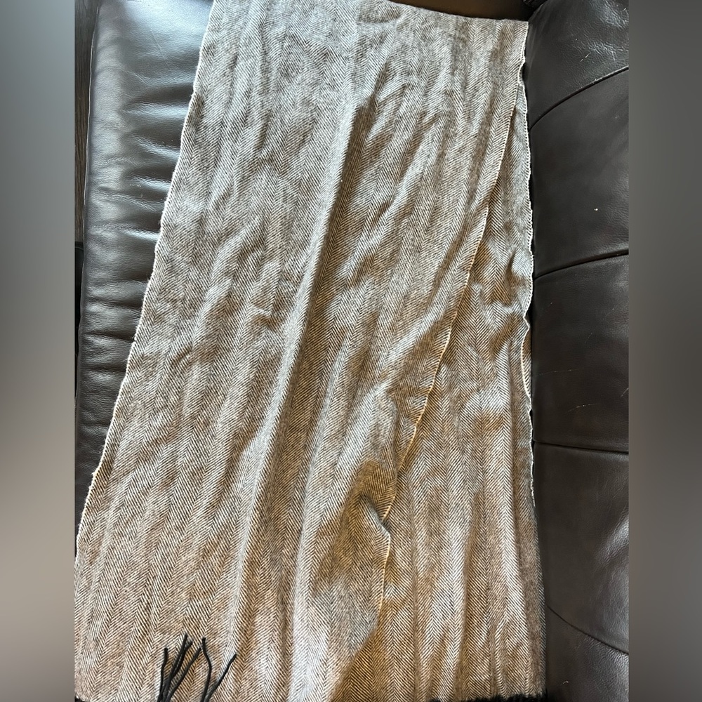 Gray Tomorrowland Cashmere Scarf $100